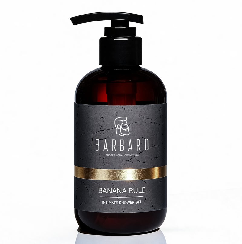 BARBARO Men’s Intimate Wash for Men | pH 7 Balanced Daily Cleanser | Banana Rule | Gentle Intimate Hygiene | 250 ml - Image 1